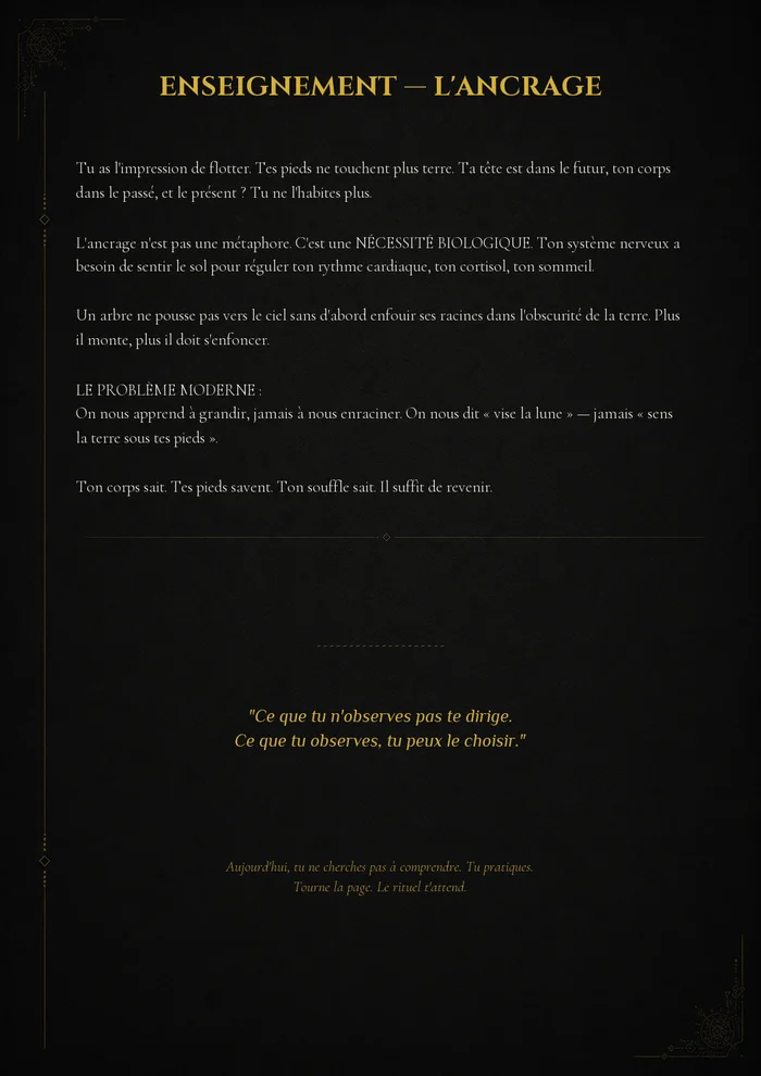 Aperçu Rituel du Soir